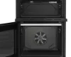 Blomberg HKRN651W 60cm Double Oven Electric Cooker with Vitroceramic Hob - White_interior empty
