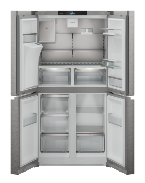 Liebherr MBsddi 9028 Plus BioFresh NoFrost 4-door French Door Fridge Freezer with Water and Ice Cube Dispenser_interior empty