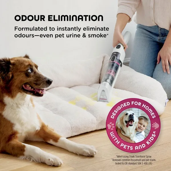 Shark LA450UKT Detect Pet Pro Upright Corded Vacuum - Graphite Grey_odour elimination
