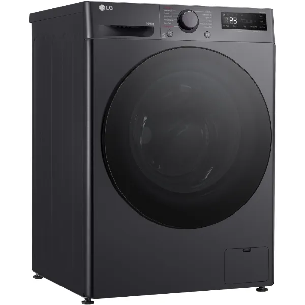 LG FWY706GBTN1 10kg/6kg 1400 Spin  Washer Dryer - Slate Grey_angled view
