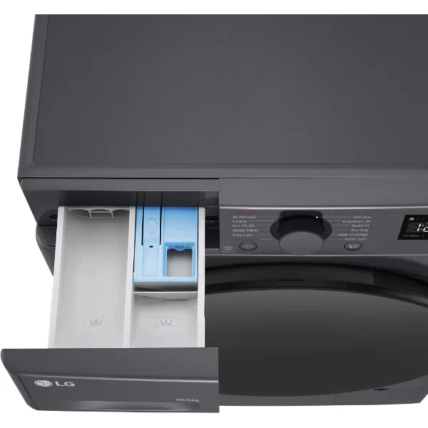 LG FWY706GBTN1 10kg/6kg 1400 Spin  Washer Dryer - Slate Grey_detergent drawer