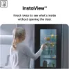 LG GSGV80PYLL 635L InstaView™ Side-By-Side American Style Fridge Freezer in Prime Silver_instaview
