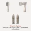 Shark HD426SLUK FlexStyle Air Styler & Hair Dryer for Straight & Wavy Hair - 3 Attachments - Stone_box contents