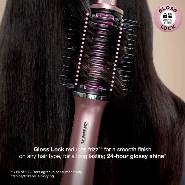 Shark HT302UKPK Glossi 2-in-1 Hot Tool and Air Glosser Brush - Pink_gloss lock