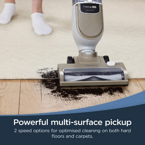 Shark SV2000UK Cordless Upright Vacuum - Stone_powerful