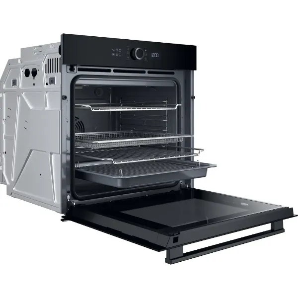 Hotpoint HOI4S8PM0BUK 60cm Built-In Single Pyrolytic Oven with Active Multiflow and Air Fry