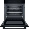 Hotpoint HOI68PT1SBUK 60cm Built-In Single Pyrolytic Oven with Active Multiflow and Air Fry_Open