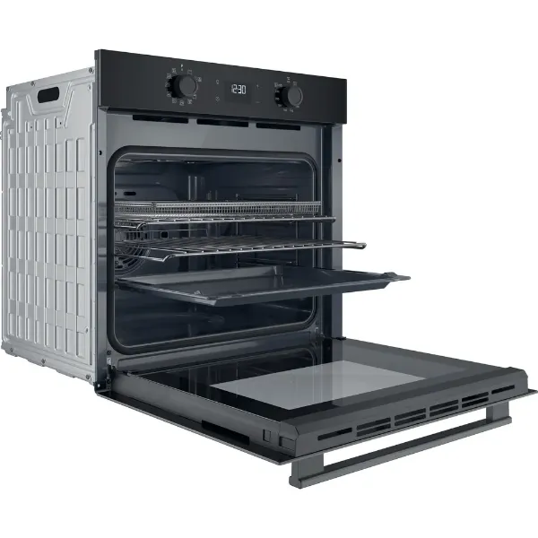 Hotpoint HO458HFBUK Class 2 60cm Built-In Single Multifunction Oven with Multiflow and Air Fry