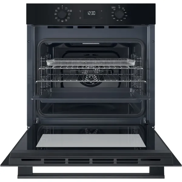 Hotpoint HO458CFBUK Class 2 Multiflow HO 458CF B UK Single Electric Fan Oven with Air Fry in Black
