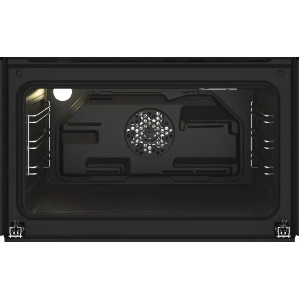 Hotpoint DUH10DB 72cm Built Under Double Fan Oven with Enamel Liners