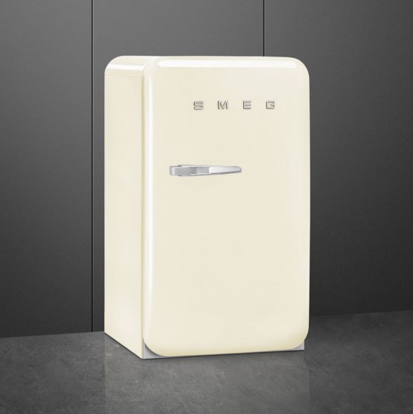 Smeg FAB10HRCR6 50s Style 55cm Right Hand Hinged Freestanding Refrigerator In Cream