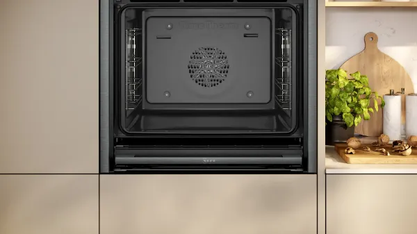 Neff B54CR31G0B 60cm Built In Single Electric Oven with Slide & Hide®