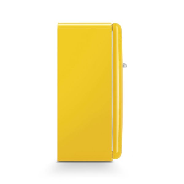 Smeg FAB28RYW6 60cm 50’s Style Right Hand Hinged Free Standing Refrigerator In Yellow