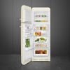 Smeg FAB30LCR6UK 60cm 50’s Style Fridge Freezer Left Hand Hinged In Cream