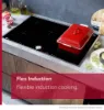 Neff V68YYX4B0 Flex Design 80cm Induction hob with Integrated Ventilation System in Matt Black