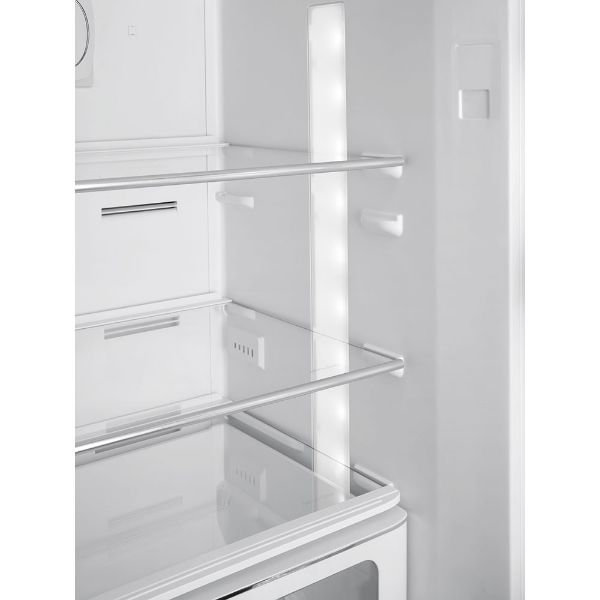 Smeg FAB32RCR6UK 60cm 50’s Style Fridge Freezer Right Hand Hinged In Cream