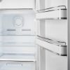 Smeg FAB28LOR6 60cm 50s Style Fridge with Icebox Left Hand Hinge In Orange