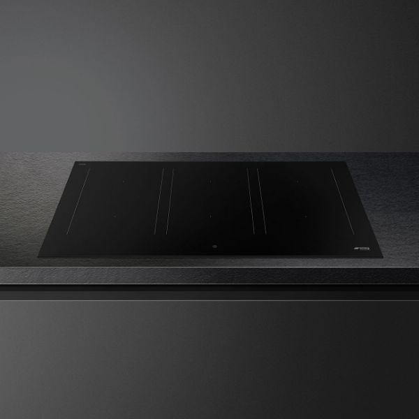 Smeg SIM3964N 90cm Induction Auto-Vent 2.0 Hob in Matt Black