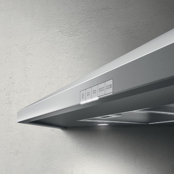 Elica ACUTA-BLK Wall Mounted Cooker Hood in Black 
