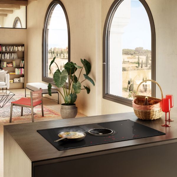 Elica NT-HP-EVO NikolaTesla One HP 80cm Venting Hob in Black