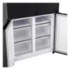 LG GMM42ABBEH American Fridge Freezer - Matte Black