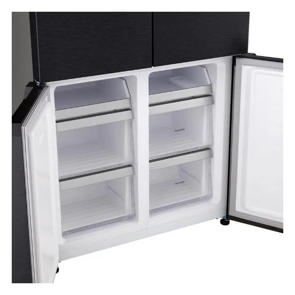 LG GMM42ABBEH American Fridge Freezer - Matte Black