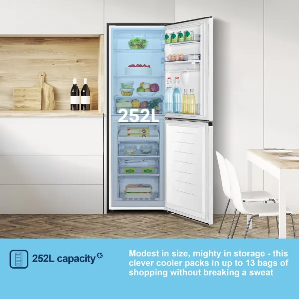 Fridgemaster MC55240DE 50/50 Fridge Freezer White | 252L