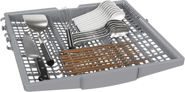 Bosch SMS6ZCI10G Full Size Freestanding Dishwasher in Silver Inox