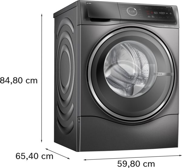 Bosch WNC254ARGB Series 8 10.5kg Wash 6kg Dry 1400 Spin Washer Dryer in Cast Iron Grey