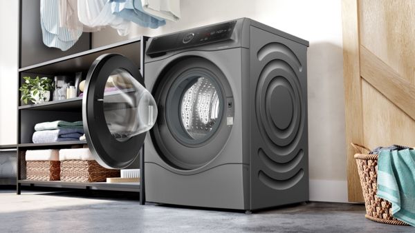 Bosch WNC254ARGB Series 8 10.5kg Wash 6kg Dry 1400 Spin Washer Dryer in Cast Iron Grey