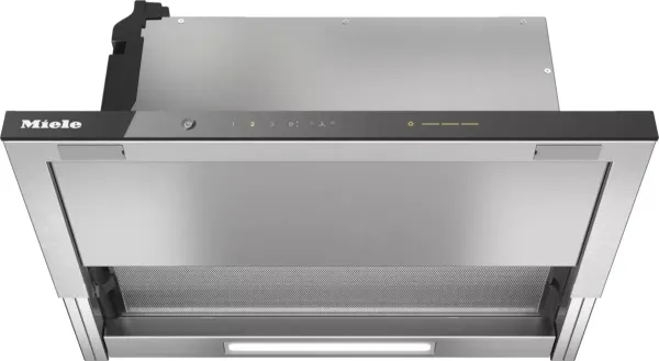 Miele DAS4630 OBBL 60cm Telescopic Hood in Stainless Steel/Black