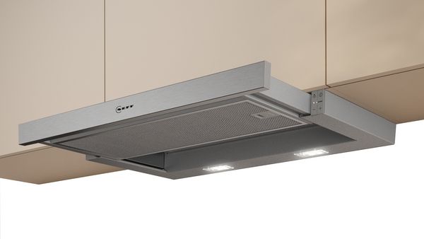 Neff D46ED22N1B 60cm Telescopic Cooker Hood in Silver metallic