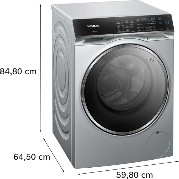 Siemens WN54C2ATGB iQ700 Freestanding 10.5kg Wash 6kg Dry Washer Dryer 