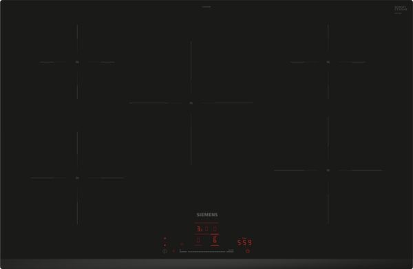 Siemens EH831HVB1E 80cm Induction Hob in Black
