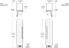 Bertazzoni WC455BLX2T 45 cm Built-in Wine Cellar Column Left Hinge in Stainless Steel 