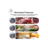 LG GBBW322CPY 69.7cm Total No Frost Freezer - Silver