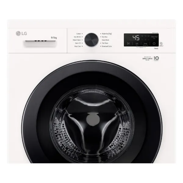 LG W4X1095NWK 9kg/5kg 1400 Spin Washer Dryer - White
