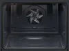 AEG GR6PB52FSB 59.6cm Built In Electric Single Oven - Gloss Black with Steel Trim