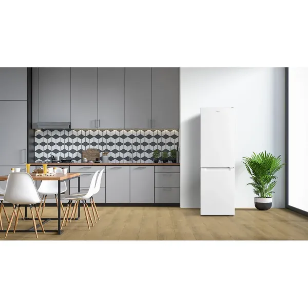Midea MDRB254FGE01 47cm 60/40 Total No Frost Fridge Freezer - White
