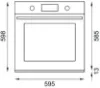 Bertazzoni FMOD6117CTX3 Modern Series TFT 60cm Built-In Pyrolytic Oven with Steam in Stainless Steel