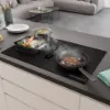 Bosch PVQ81AH26E 80cm Induction Hob with Integrated Ventilation - Matt Black