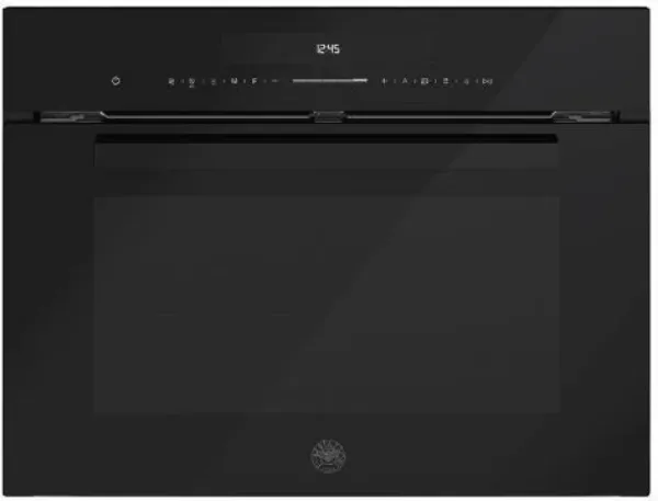 Bertazzoni FMOD4053MLB1 Modern Series LCD 45cm Combi Microwave Oven in Black Glass
