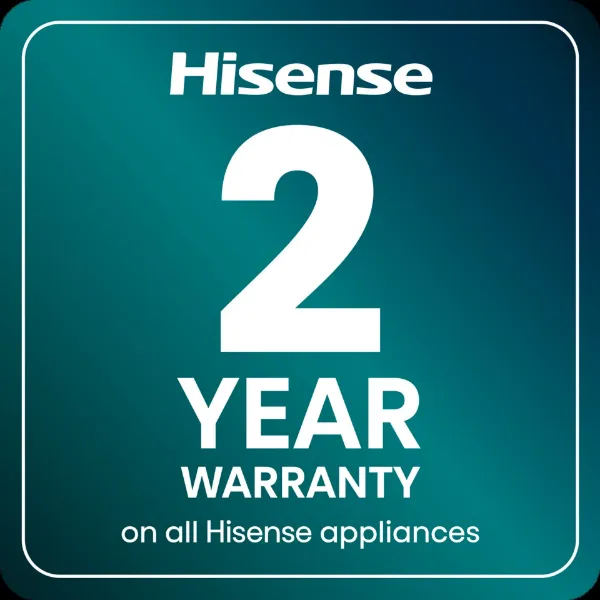 Hisense HDCEC5C10B 50cm Double Oven Electric Cooker with Ceramic Hob - Black