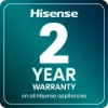 Hisense WF1Q1041BW 10kg 1400 Spin, Steam Washing Machine - White