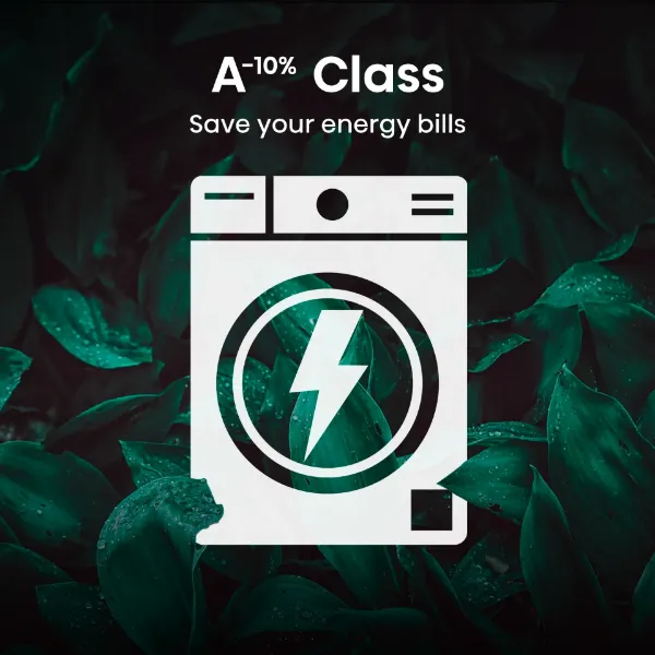 Hisense WF1Q1041BW 10kg 1400 Spin, Steam Washing Machine - White