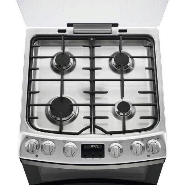 AEG CKB6541ACM 5000 SurroundCook 60cm Freestanding Dual Fuel Cooker Stainless Steel_Above View
