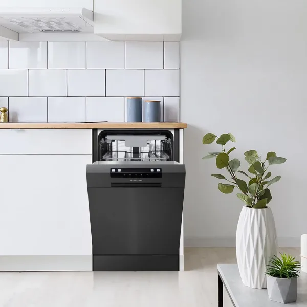 Hisense HS523E15BUK Slimline Dishwasher - Black - 10 Place Settings