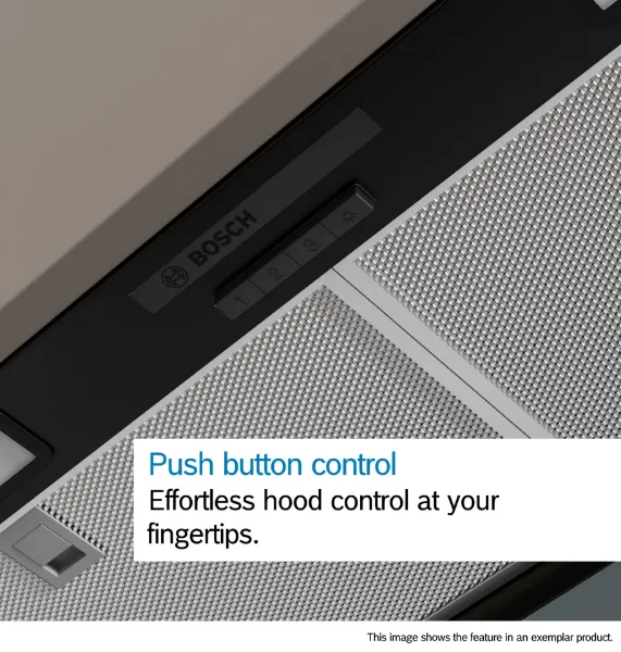 Bosch DBB83BC60B Integrated Design Hood in Matt Black 