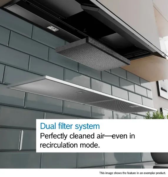 Bosch DBB83BC60B Integrated Design Hood in Matt Black 