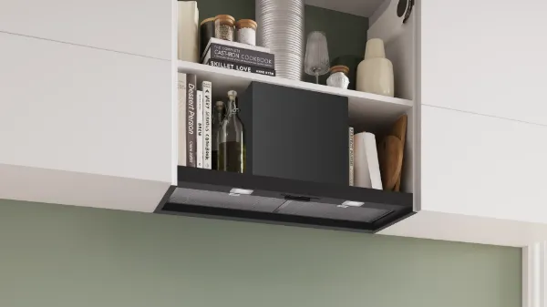 Bosch DBB83BC60B Integrated Design Hood in Matt Black 